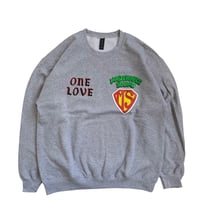 " ONE LOVE " 8oz CREW OX GREY
