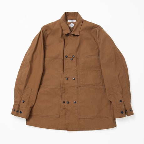 CROSS TOWN JACKET / BROWN COTTON DUCK