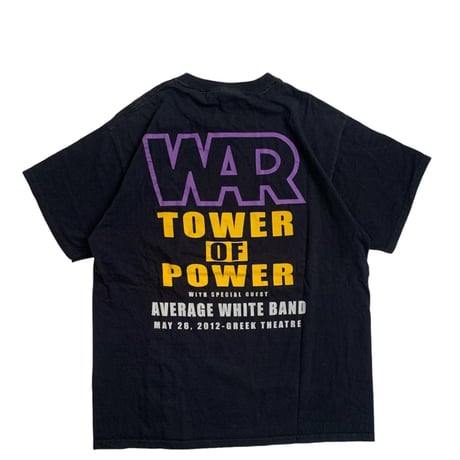 " WAR " S/S TEE BLACK