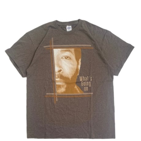 " MARVIN GAYE " S/S TEE BROWN