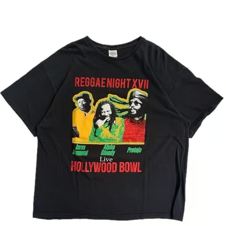 " REGGAE NIGHT XVII " S/S TEE BLACK