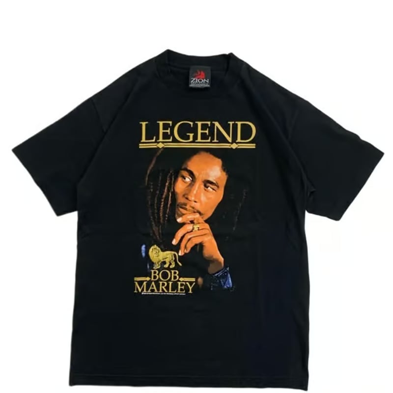 ZION BOBMARLEY ボブマーリー LEGEND ロンT M 黒 ZION BOBMARLEY ボブマーリー LEGEND ロンT M 黒