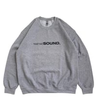 " realmad SOUND " 8oz CREW SWEAT OX GREY