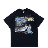 " CHEECH & CHONG & WAR " S/S TEE BLACK