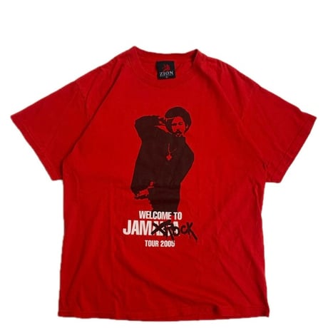 " JR,GONG " TOUR 2005 S/S TEE RED