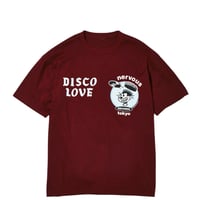 " NERVOUS TOKYO " S/S TEE MAROON