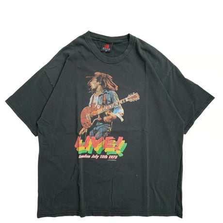 "BOB MARLEY" S/S TEE BLACK