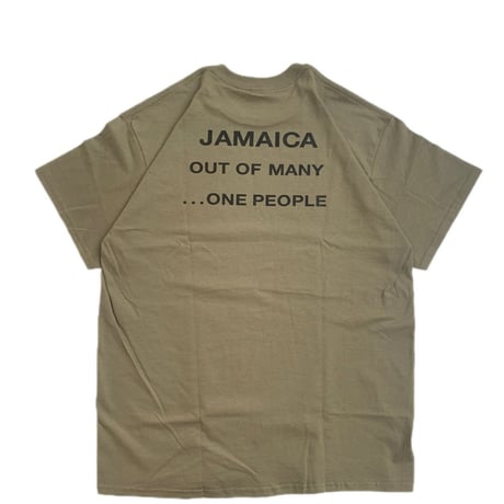 " JAMAICA INDEPENDENCE " S/S TEE OLIVE