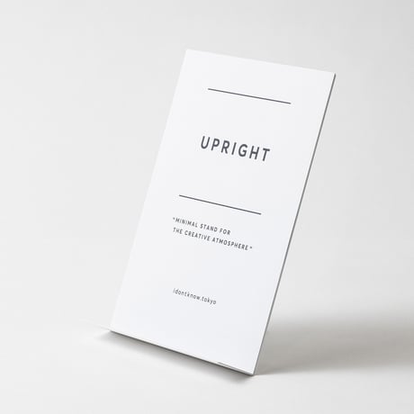 UPRIGHT タテ white
