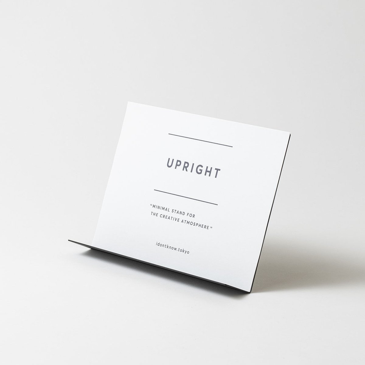 UPRIGHT ヨコ black | idontknow