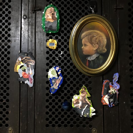 COLLAGES Brocante  artpieces No.008