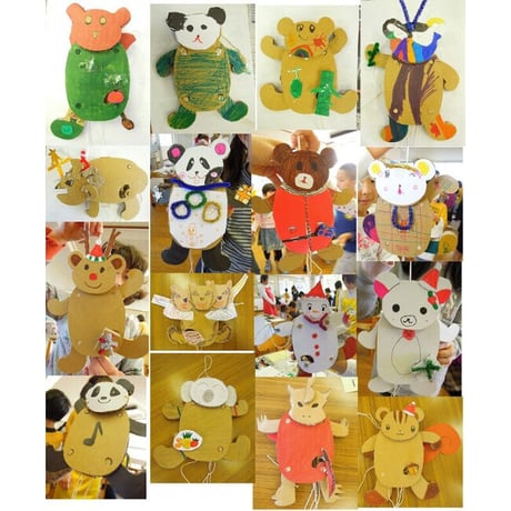 ダンボールの工作キット【ペンギンのあやつり人形】からくり学んで作ろう(6歳以上)メール便対応【ギフトに最適】