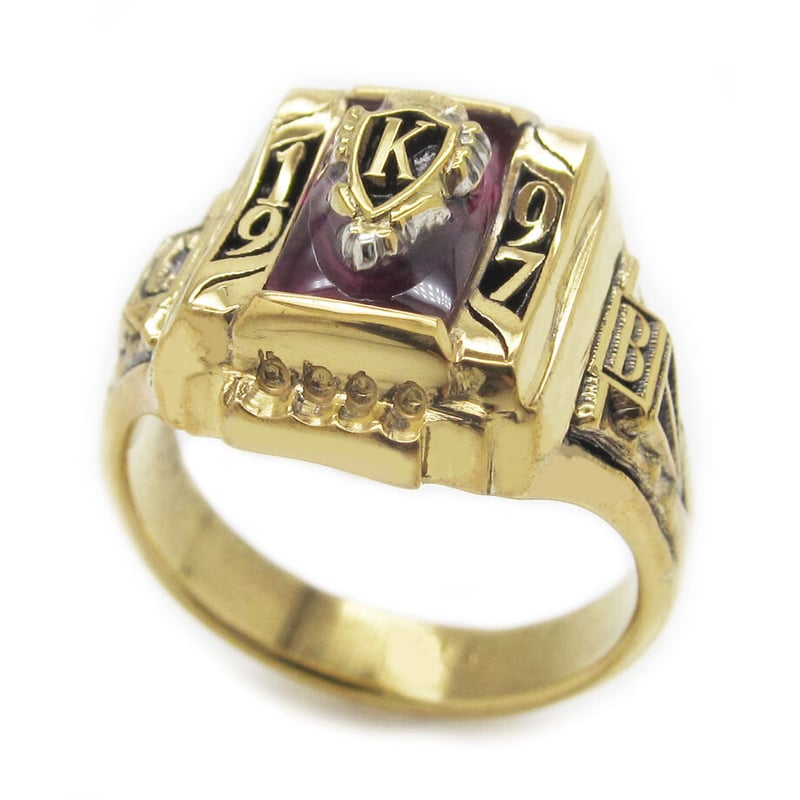 【国内即発】≪chibi jewels≫カレッジ リング (Gold Plated) CKBオリジナルカレッジリング【14K】【女性用