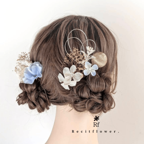 Recitflower. 髪飾り ST296