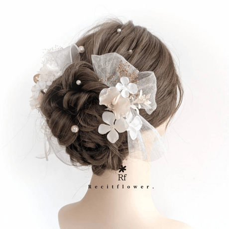 Recitflower. 髪飾り ST278