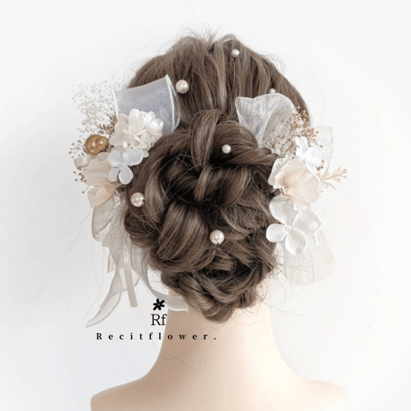 Recitflower. 髪飾り ST278