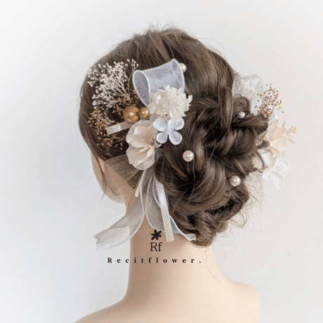 Recitflower. 髪飾り ST278