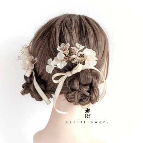 Recitflower. 髪飾り ST291