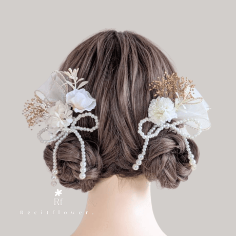 Recitflower. 髪飾り ST335