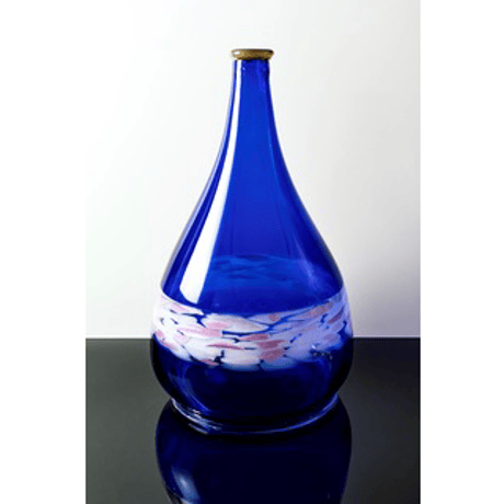 粉掛瑠璃鏑型花瓶 / 現品限り