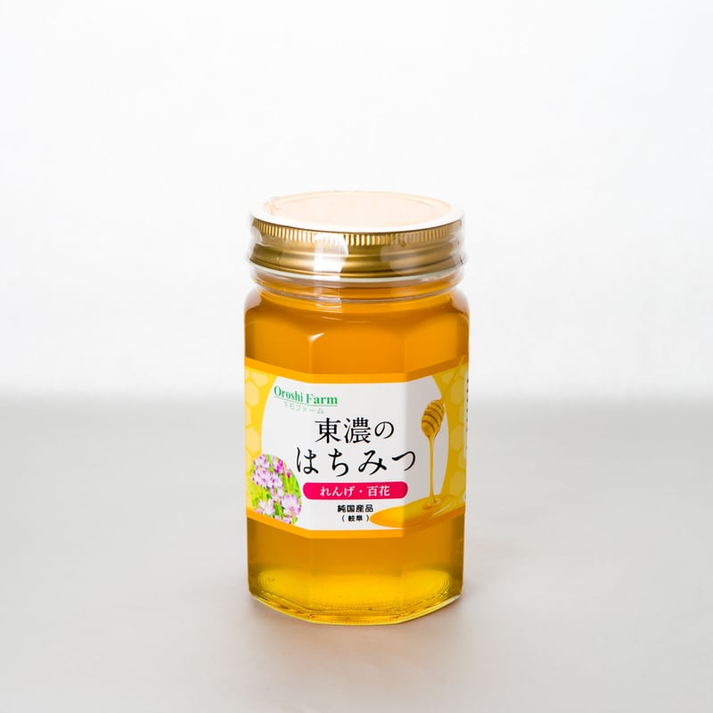 東濃のはちみつ（れんげ・百花） 500g | 下石ファーム