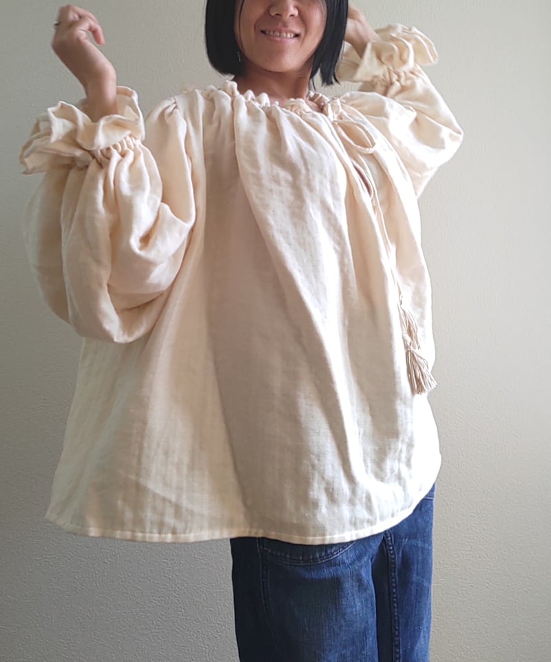 雲を纏う(まとう)服。 SU-HA MATOU topsⅠ(オーガニックコットン三重