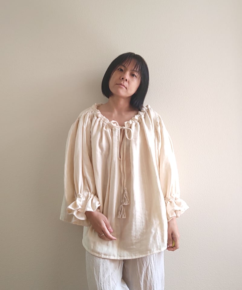 雲を纏う(まとう)服。 SU-HA MATOU topsⅠ(オーガニックコットン三重