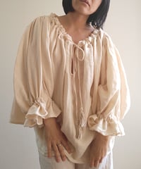 雲を纏う(まとう)服。 SU-HA MATOU topsⅠ(オーガニックコットン三重ガーゼ使用)