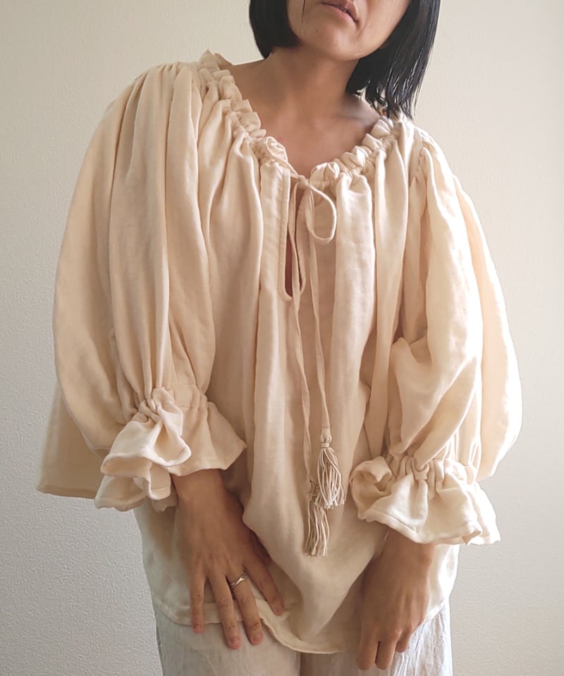 雲を纏う(まとう)服。 SU-HA MATOU topsⅠ(オーガニックコットン三重