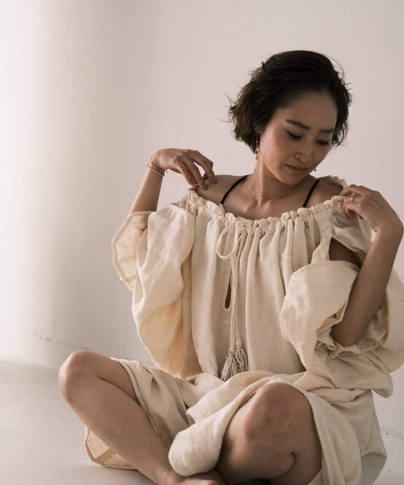 雲を纏う(まとう)服。 SU-HA MATOU dress (オーガニックコットン