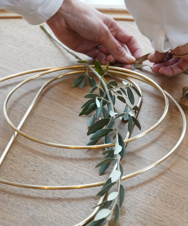 ferm LIVING デコフレームブラス | hanamizuki style