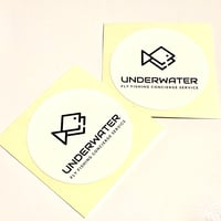 Underwaterオリジナルステッカー（丸形）