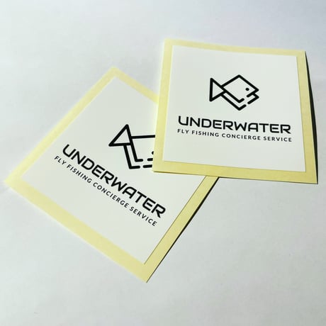 Underwaterオリジナルステッカー（四角形）