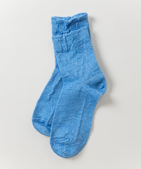 Linen&Basic　リネンのゆるソックス
