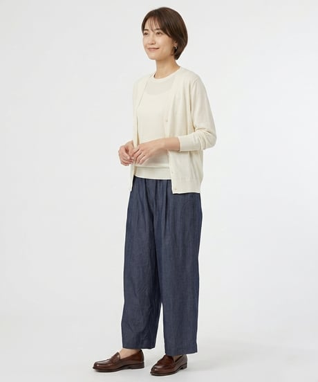 MARUTA　'スーピマデニムワイドパンツ'