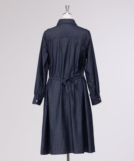 MARUTA　'スーピマデニムシャツワンピース'
