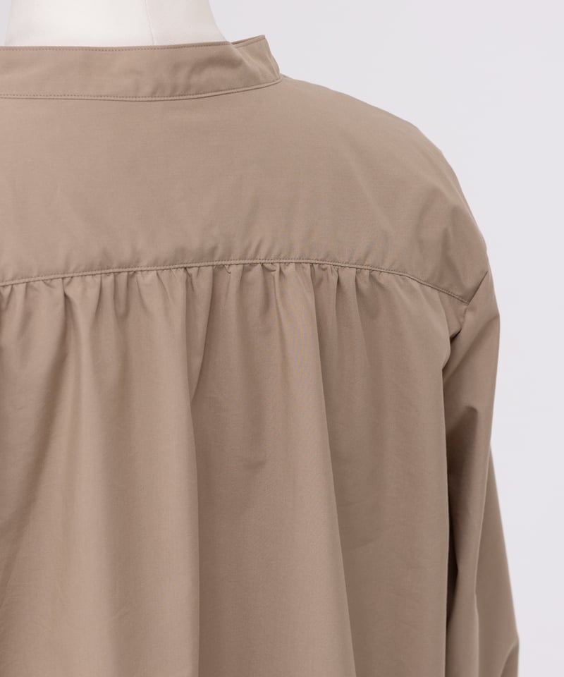 MARUTA 'オーガニックタイプライターバンドカラーシャツ' | MARUTA