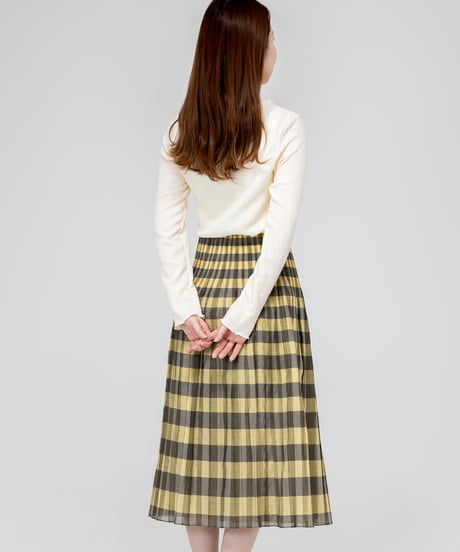 MARUTA　ジャガードチェックリバーシブルスカート