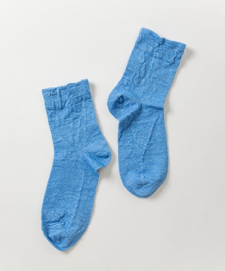 Linen&Basic　リネンのゆるソックス