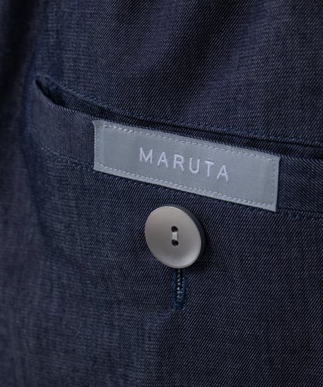 MARUTA　'スーピマデニムワイドパンツ'