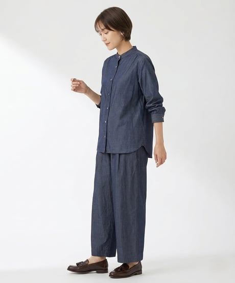 MARUTA　'スーピマデニムワイドパンツ'