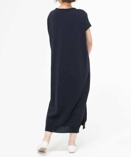 MARUTA　'コットンストレッチニットワンピース'