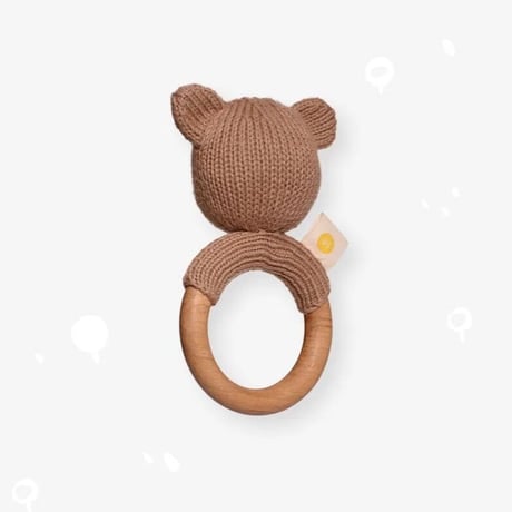 Knit a Buddy BEAR teether