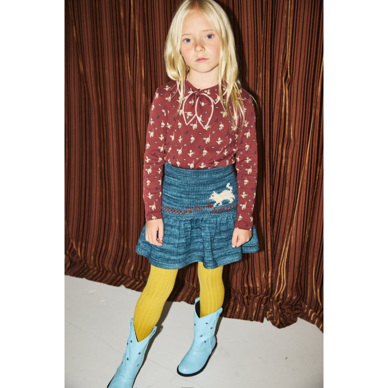 Misha&Puff Kitten Tangle Skirt (Blue Smoke) |