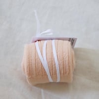 Collegien Plain Ribbed Knee-high Socks (Sorbet)