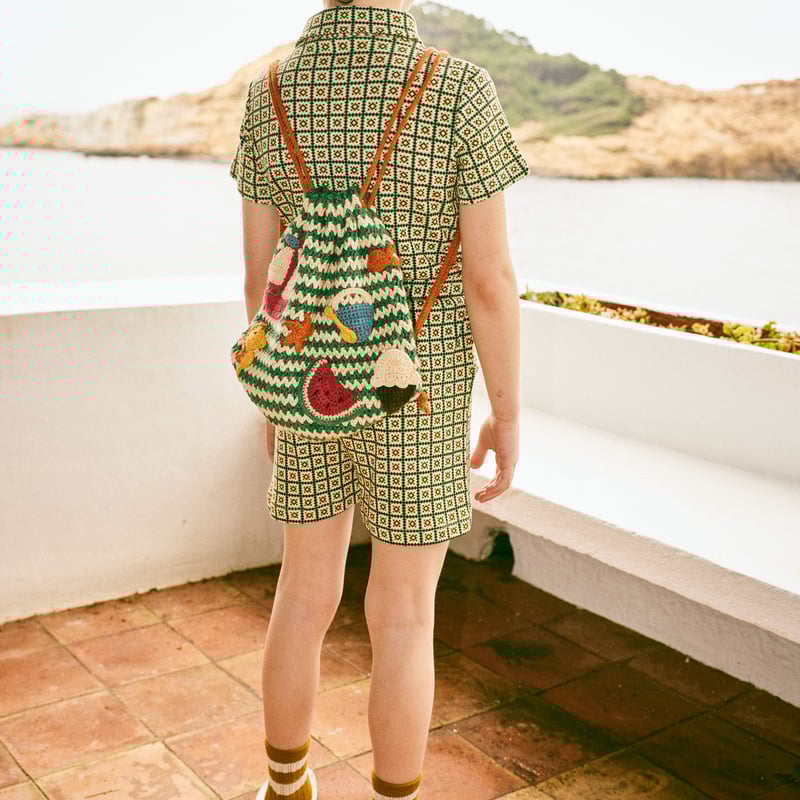 Misha&Puff Seaside Drawstring Bag/ Lawn | hanakao