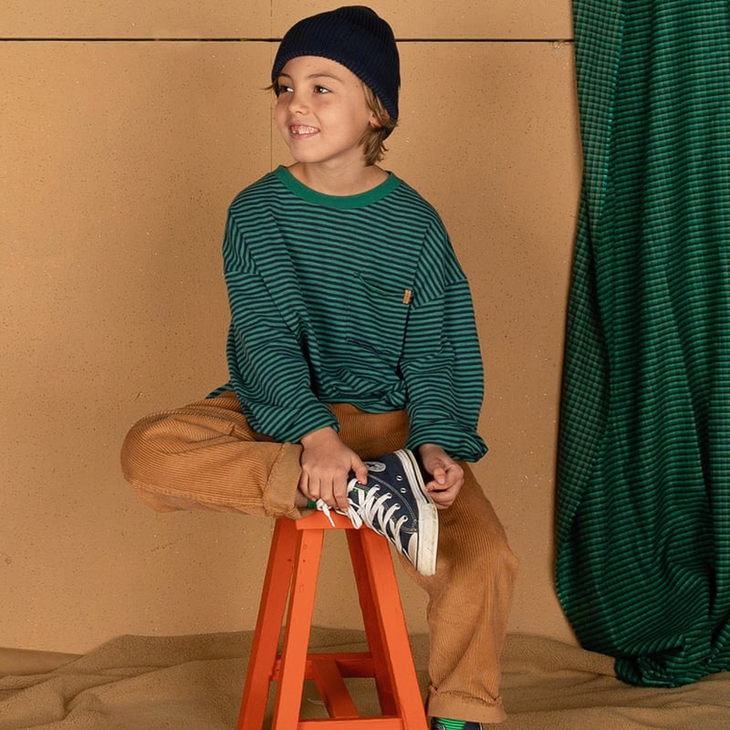 nixnut Drop Shirt (Navy Stripe) | hanakao
