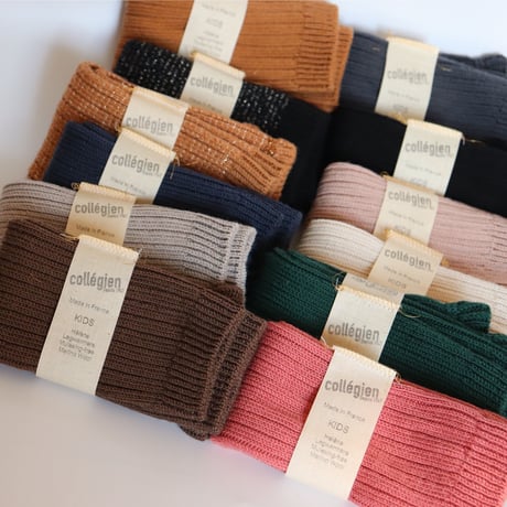 collegien  Ribbed Merino Wool Leg Warmers 10color(KIDS)