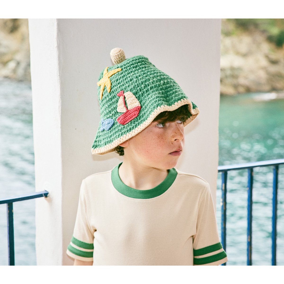Misha&Puff Seaside Beach Hat/ Lawn | hanakao