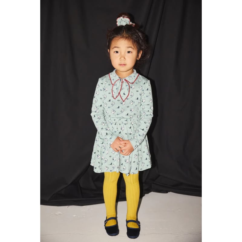 Misha&Puff Circle Skirt (Sage Cat&Mouse) | han
